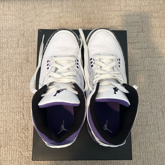 SOLD NIKE AIR JORDAN RETRO 3 Dark Iris - Picture 6 of 9